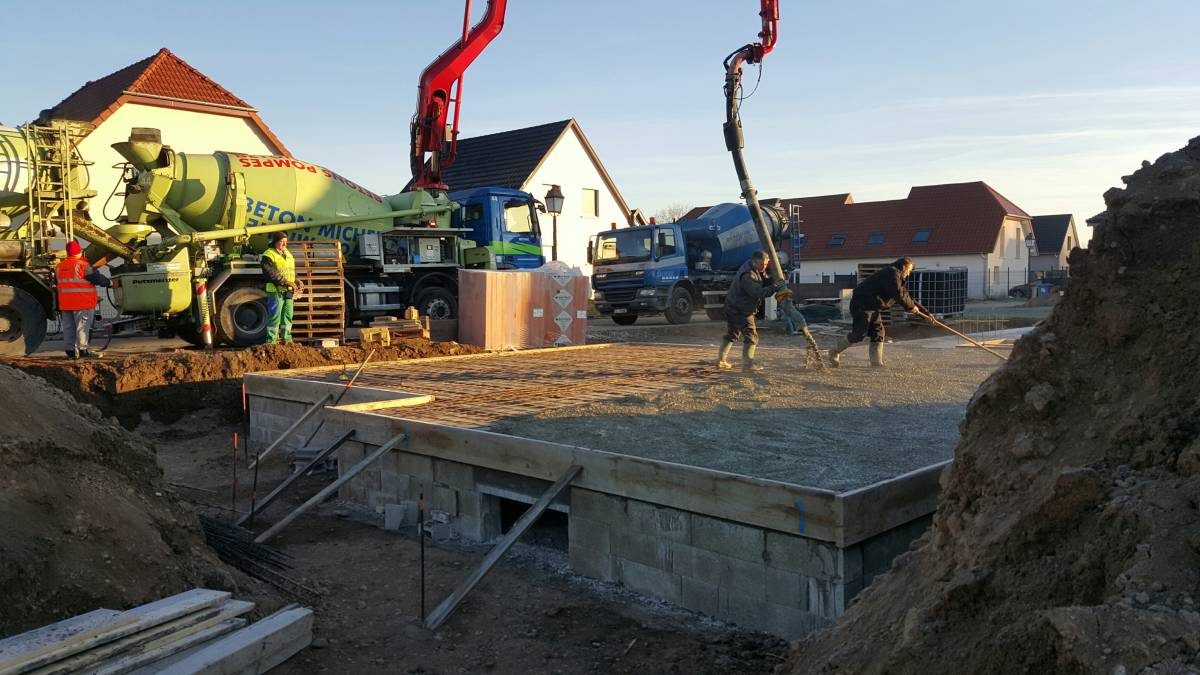 CONSTRUCTION D&#8217;UNE MAISON NEUVE A UNGERSHEIM Riedisheim