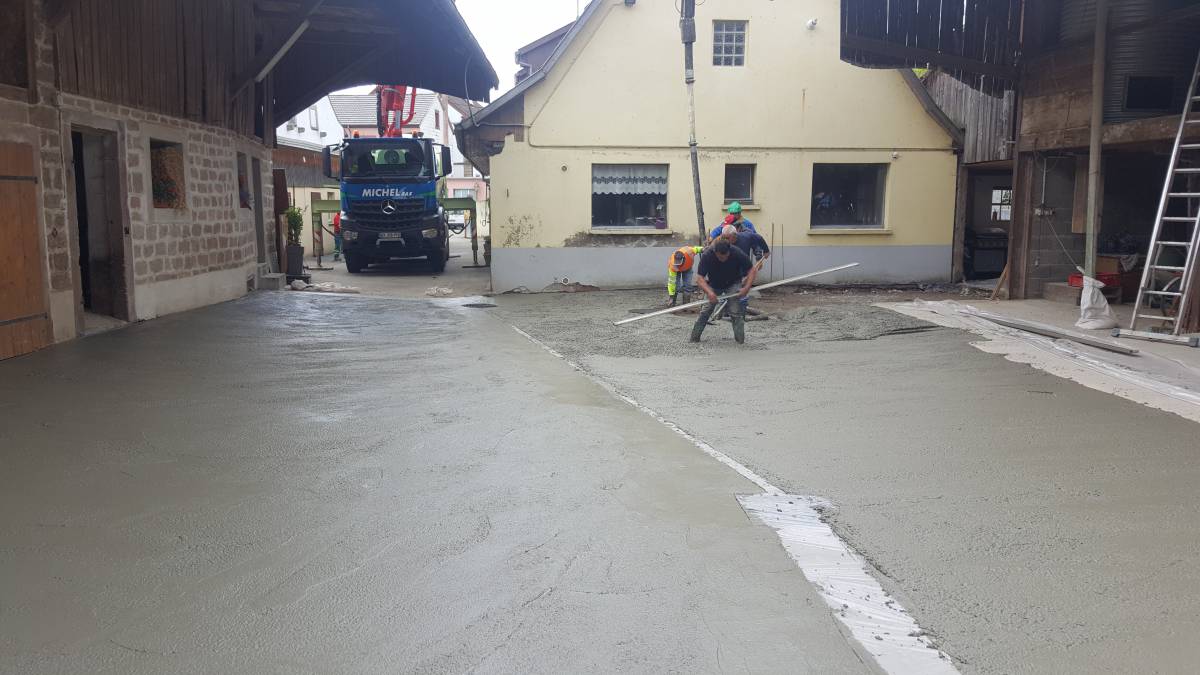 Réfection cour ZUM BURAHISLA UNGERSHEIM Colmar 5