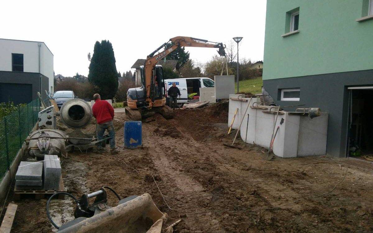 DIVERS TRAVAUX D&#8217;AMÉNAGEMENT EXTÉRIEUR A MASEVAUX. Wittelsheim