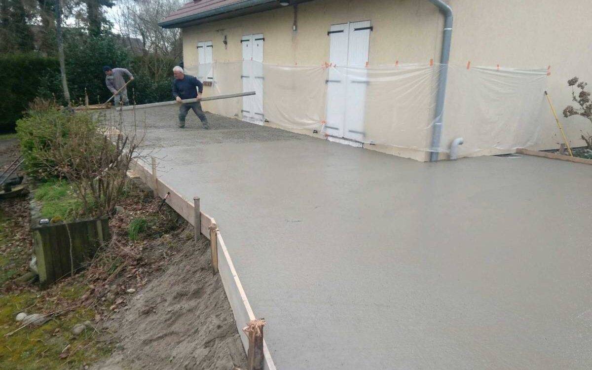 Comment couler une dalle en béton ? Cernay