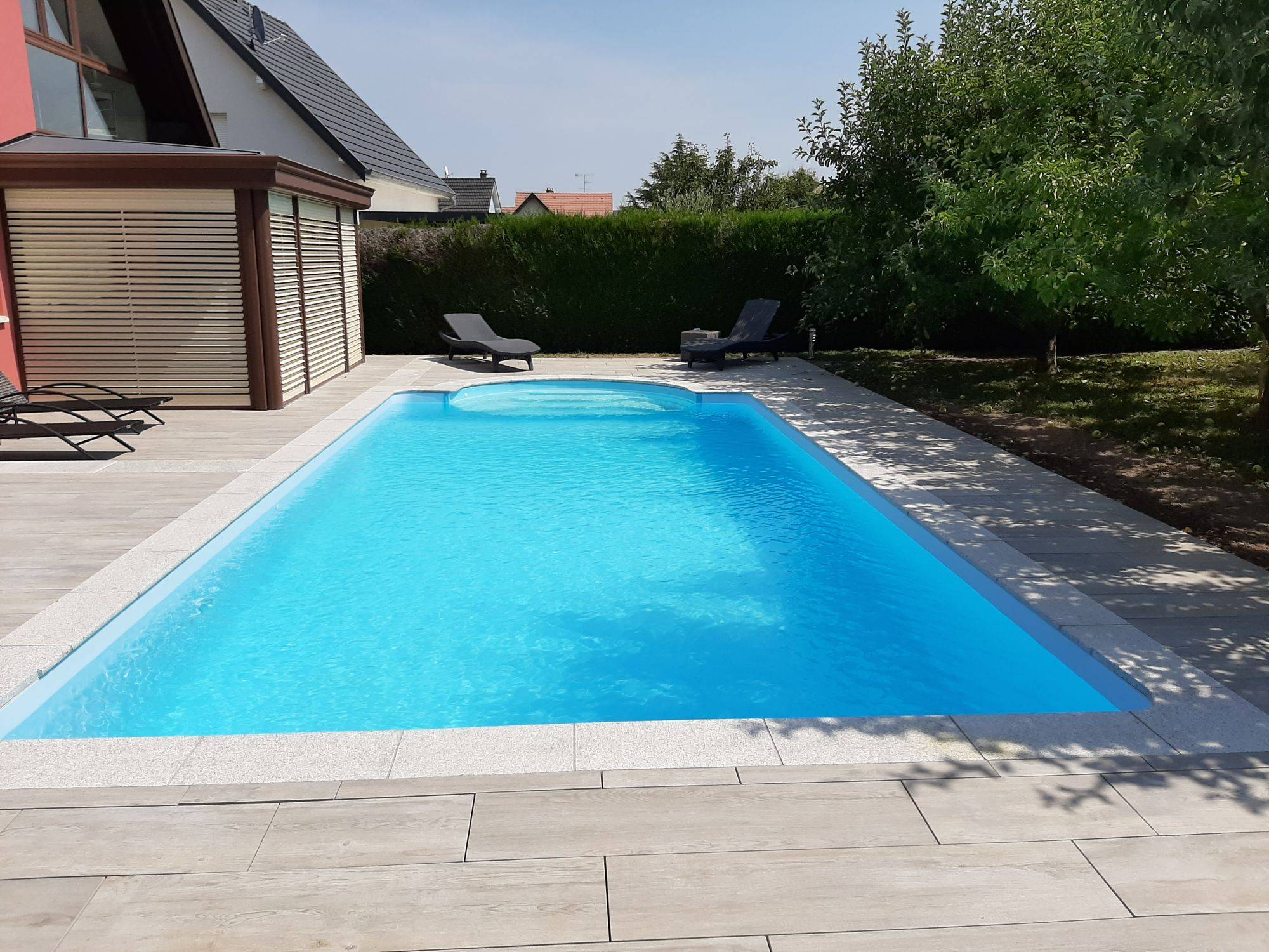 AMENAGEMENT EXTERIEUR AUTOUR D&#8217;UNE  PISCINE A BERRWILLER Mulhouse 3