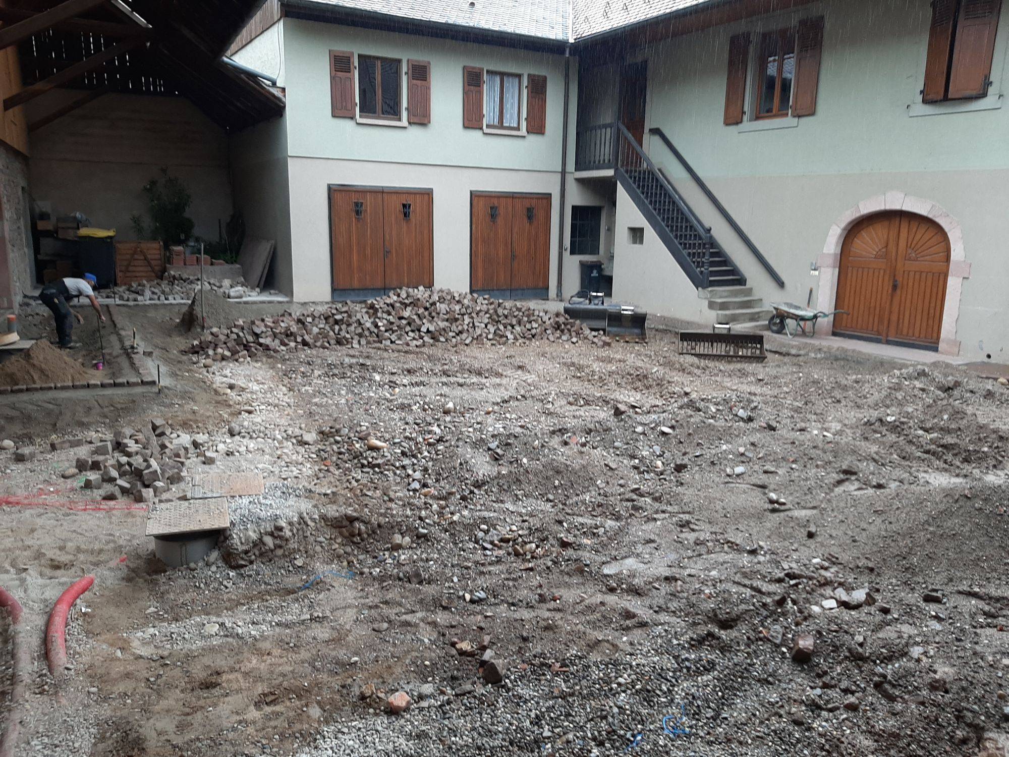 AMENAGEMENT D&#8217;UNE COUR A SOULTZMATT Pfastatt 2